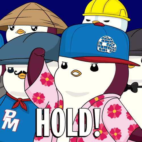 Animated Penguin Hold GIF