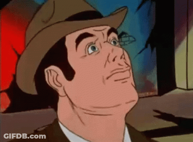 Animated People Looking Up GIF