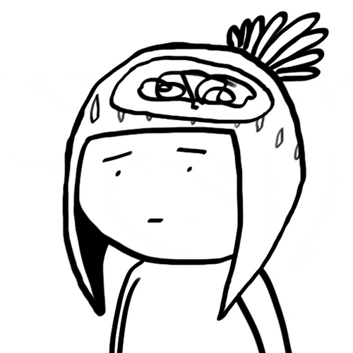 Animated Person Overthinking A Lot Of Things GIF