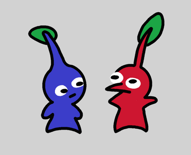 Animated Pikmin Hug GIF