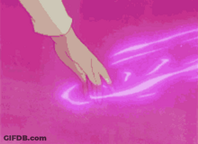 Animated Pink Water Anime GIF