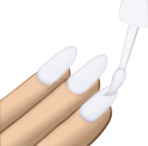 Animated Plain Nail Polish Loop GIF