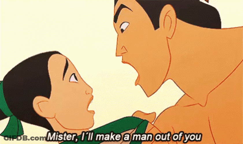 Animated Pocahontas Be A Man GIF