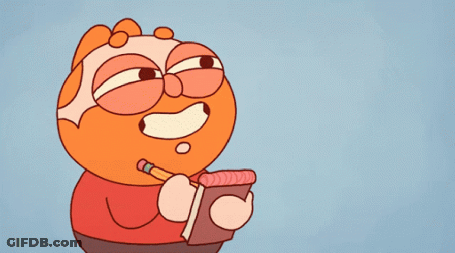 Animated Podcast Jesse Cox Crendor Taking Notes GIF