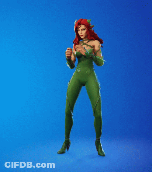 Animated Poison Ivy Powerful Dancing Move GIF
