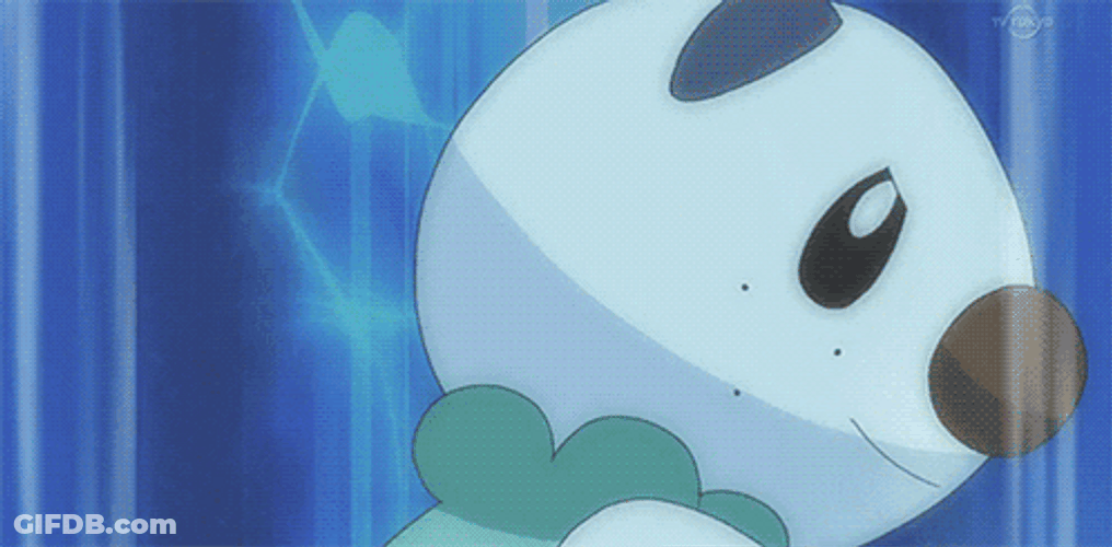 Animated Pokemon Oshawott Power GIF