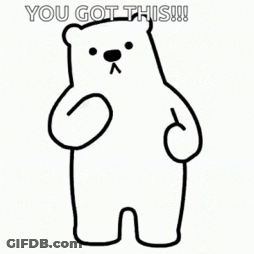 Animated Polar Bear Got It While Dancing GIF