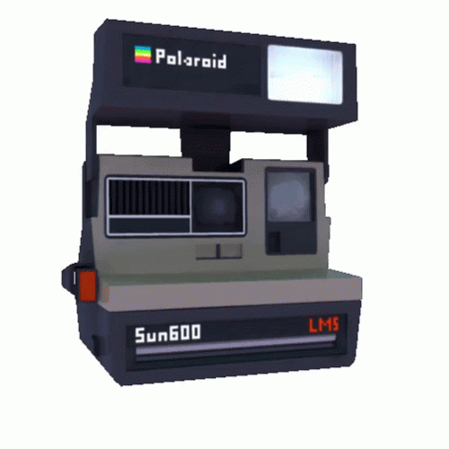 Animated Polaroid Camera GIF