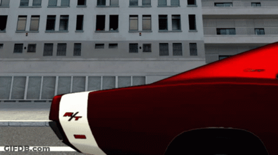 Animated Police Car Sprinting GIF
