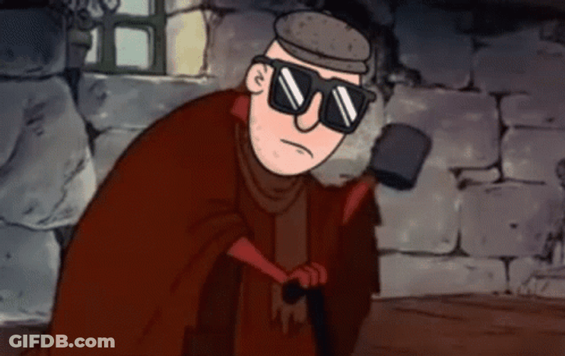 Animated Poor Beggar Man GIF