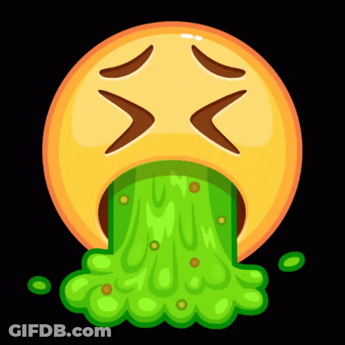 Animated Puking Emoji GIF