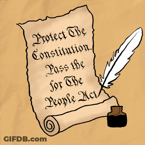 Animated Quill Signs Paper Scroll GIF