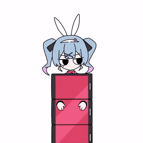 Animated Rabbit Hole Hatsune Miku GIF