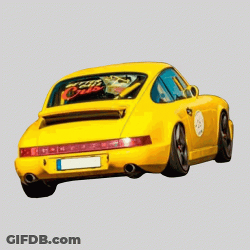 Animated Race Car GIF