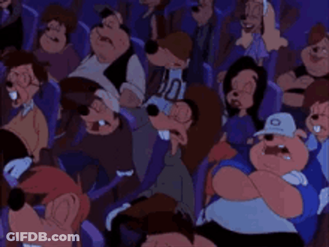 Animated Rat Audience Snoring GIF