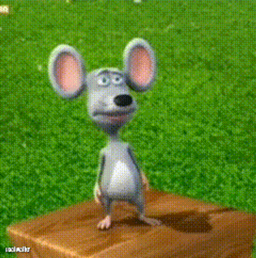 Animated Rat Suddenly Disappear Meme GIF