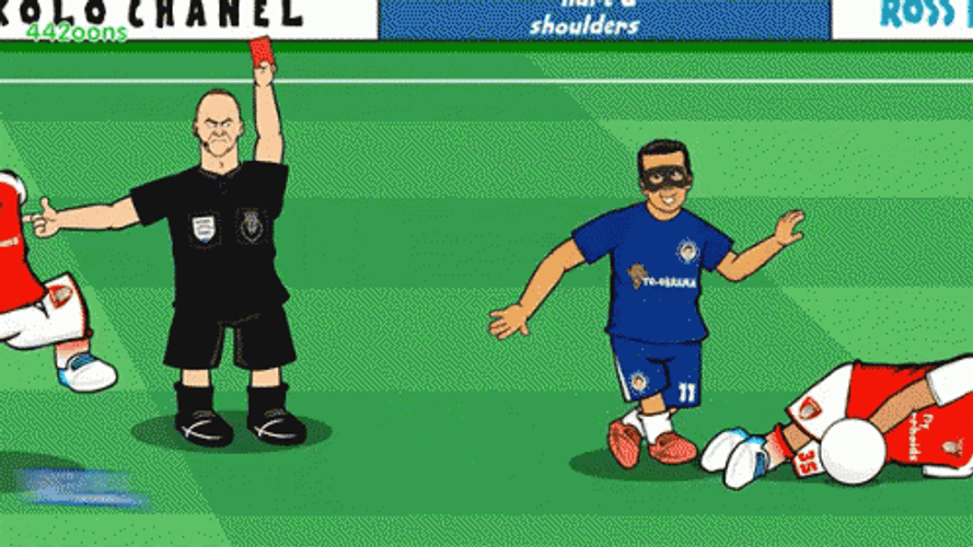 Animated Red Card Violation GIF