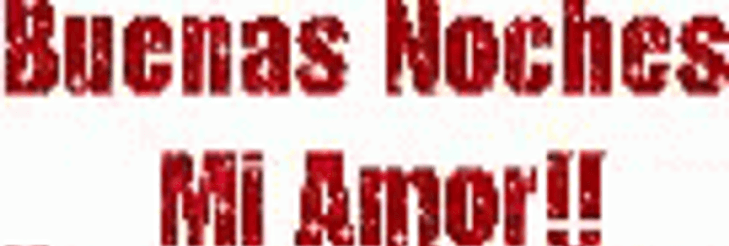 Animated Red Sparkly Text Buenas Noches Amor GIF