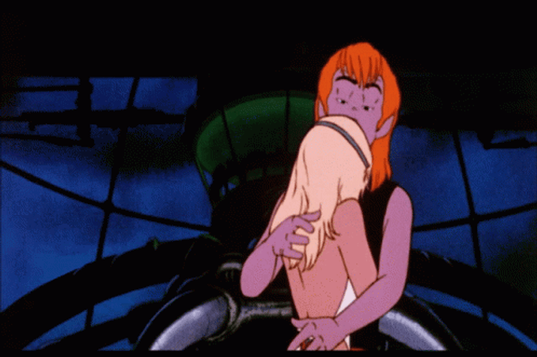 Animated Rock And Rule Hug Romantic GIF
