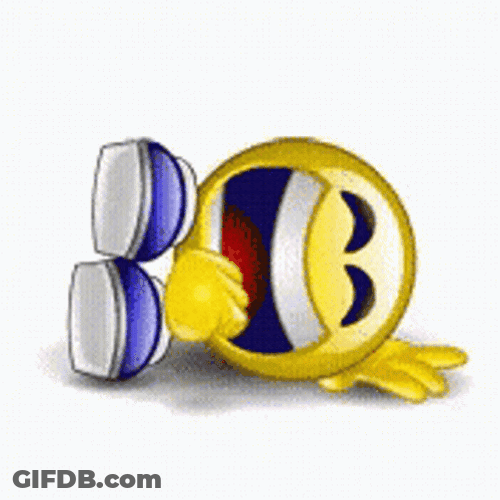 Animated Rolling On The Floor Laughing Emoji GIF