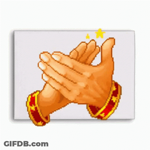Animated Royal Hand Aplausos GIF