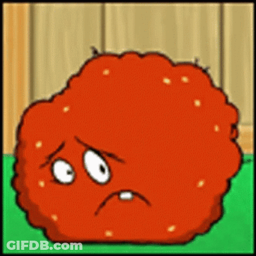 Animated Sad Meatball GIF