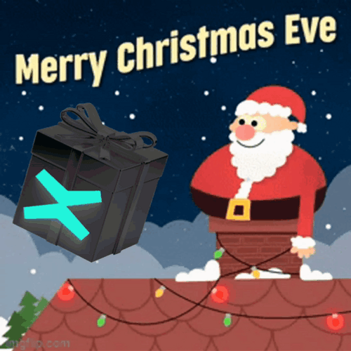Animated Santa Claus Waving Christmas Eve GIF
