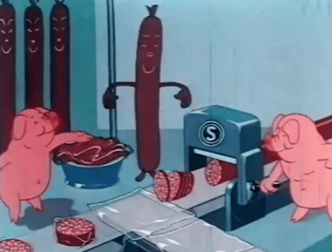 Animated Sausage Factory GIF