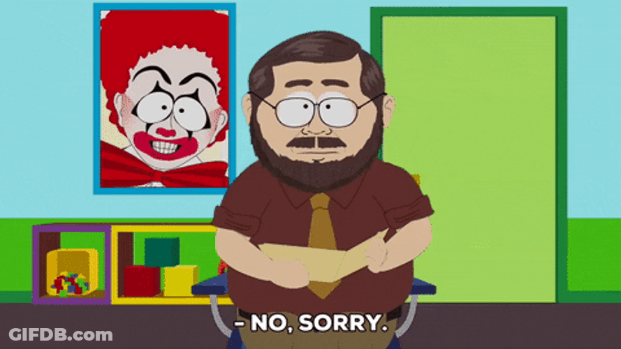 Animated Scary Clown In Frame GIF