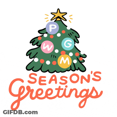 Animated Season's Greetings Merry Christmas Friend GIF