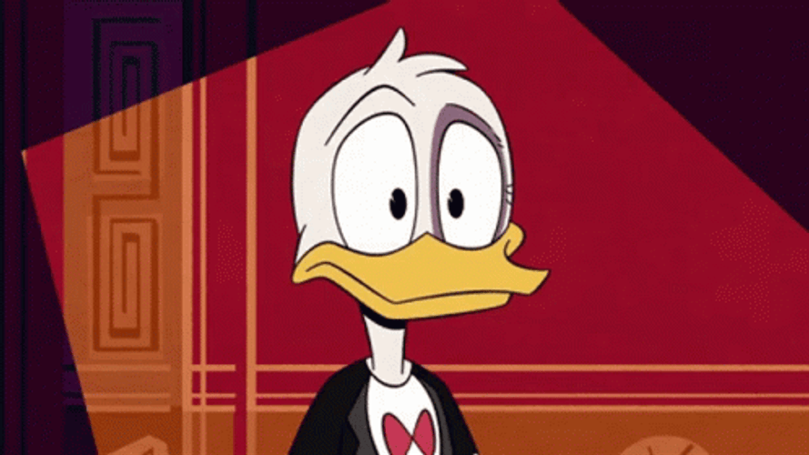 Animated Series Duck Tales Donald Duck Black Eye GIF