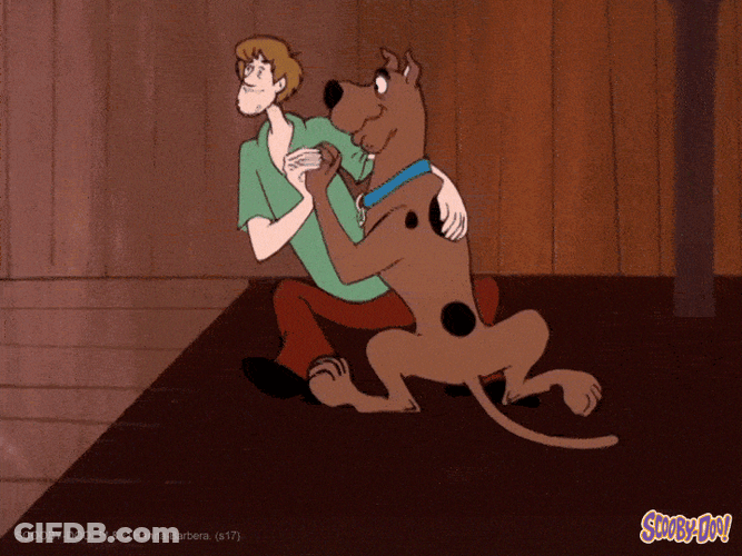 Animated Shaggy And Scooby Doo Dancing GIF