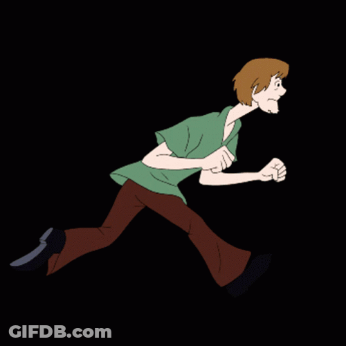 Animated Shaggy Running GIF