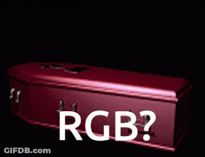 Animated Skeleton Getting Up Coffin Rgb GIF