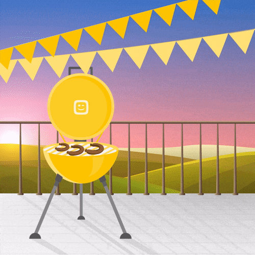 Animated Smoking Grill Graphics Art GIF