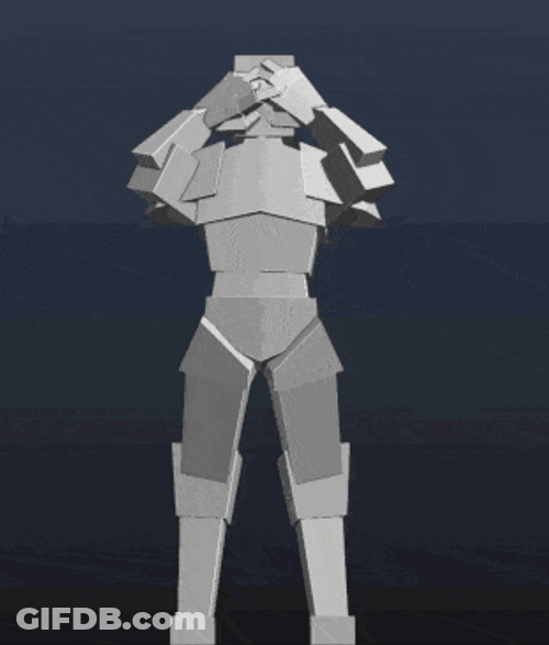 Animated Soldier Thug Shaker GIF