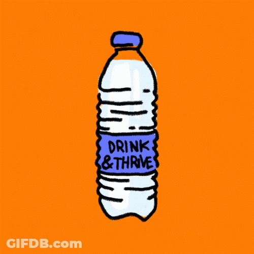 Animated Sport Water Bottle GIF