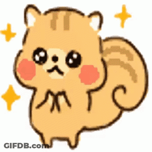 Animated Squirrel Googly Eyes GIF