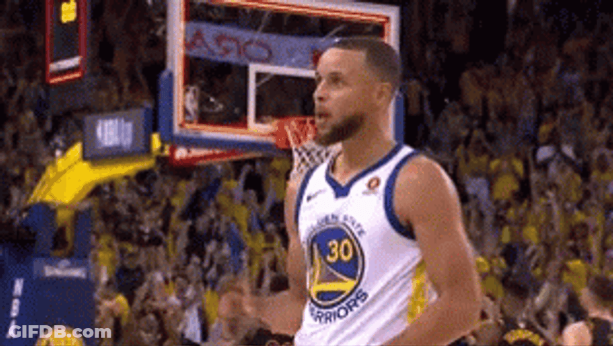 Animated Steph Curry High Five GIF
