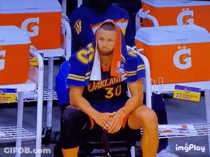 Animated Steph Curry Nod GIF