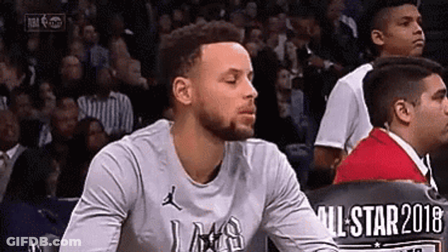 Animated Steph Curry Sad Face Reaction GIF