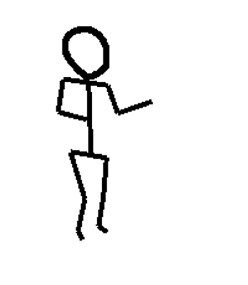 Animated Stickman Dancing GIF
