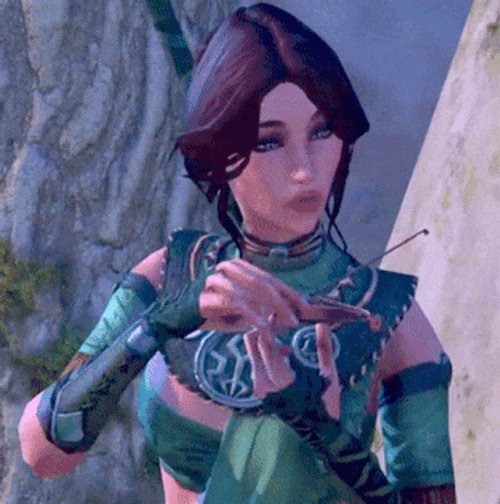 Animated Strong Girl Playing Worlds Smallest Violin GIF