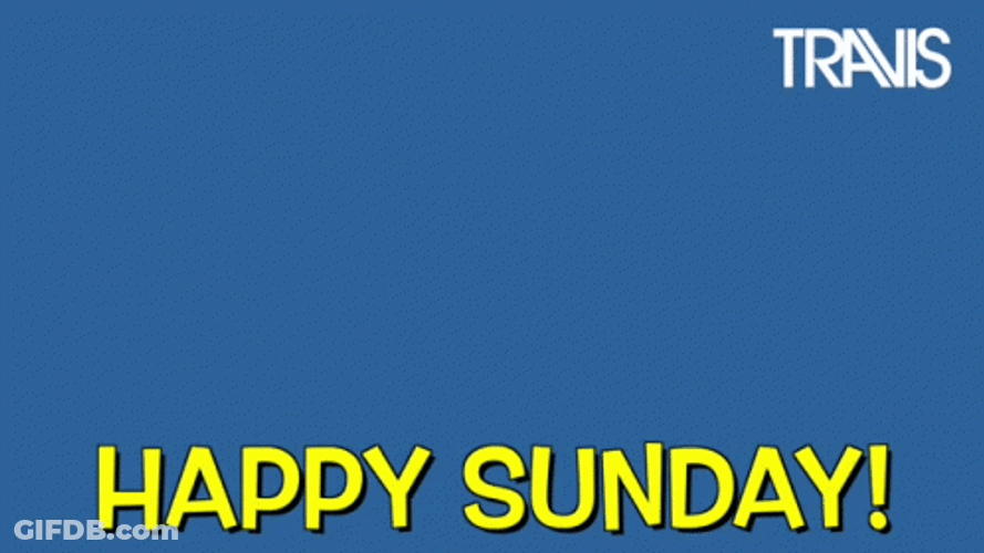 Animated Sunny Head Happy Sunday Fun Art GIF