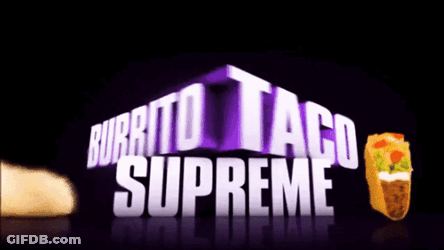 Animated Taco Supreme Commercial GIF