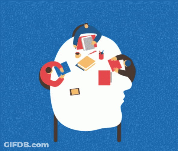 Animated Team Research Analysis GIF