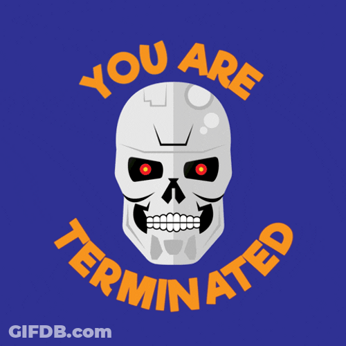 Animated Terminator Skynet Head GIF