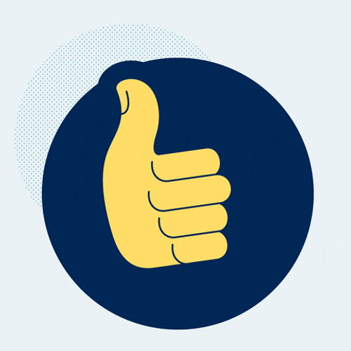 Animated Thumbs Up Super GIF