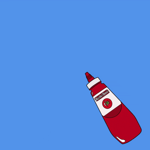 Animated Tomato Sauce Splattering GIF