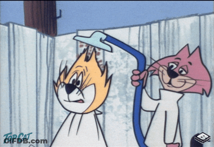 Animated Top Cat Bad Hair Day GIF